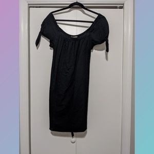 Universal Threads Tie Cap Sleeve Eyelet Dress